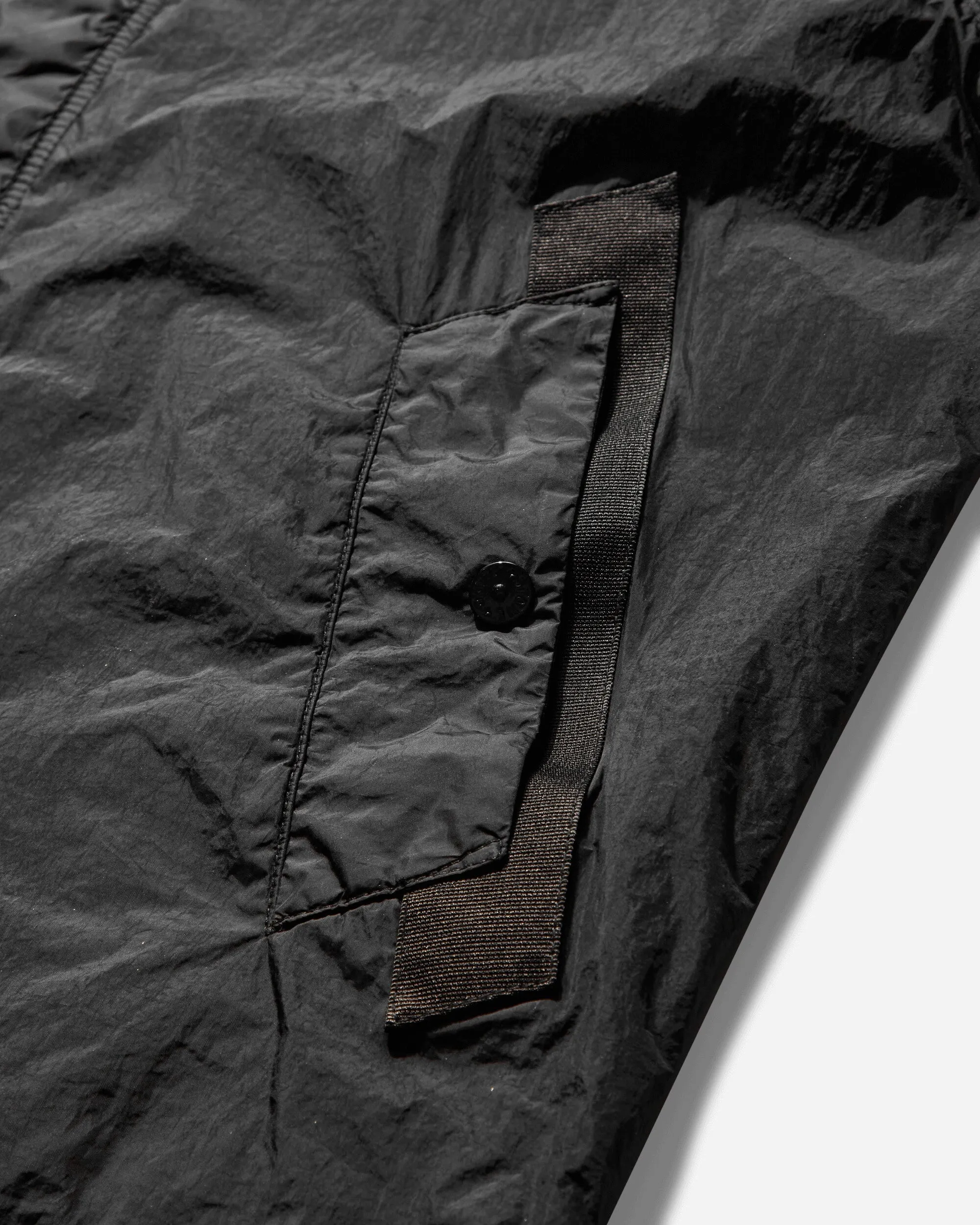 Men's Crinkle Reps R-NY Hooded Jacket Black