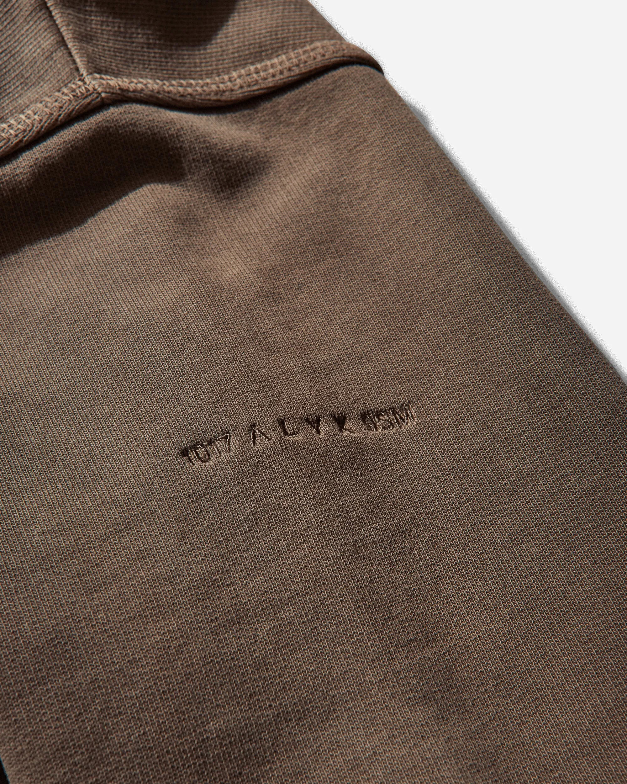 Men's Garment Dye Boxy Hoodie Washed Brown