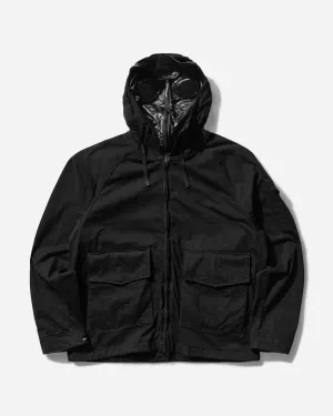 Men's Knitted Nylon Jersey Explorer Jacket Black