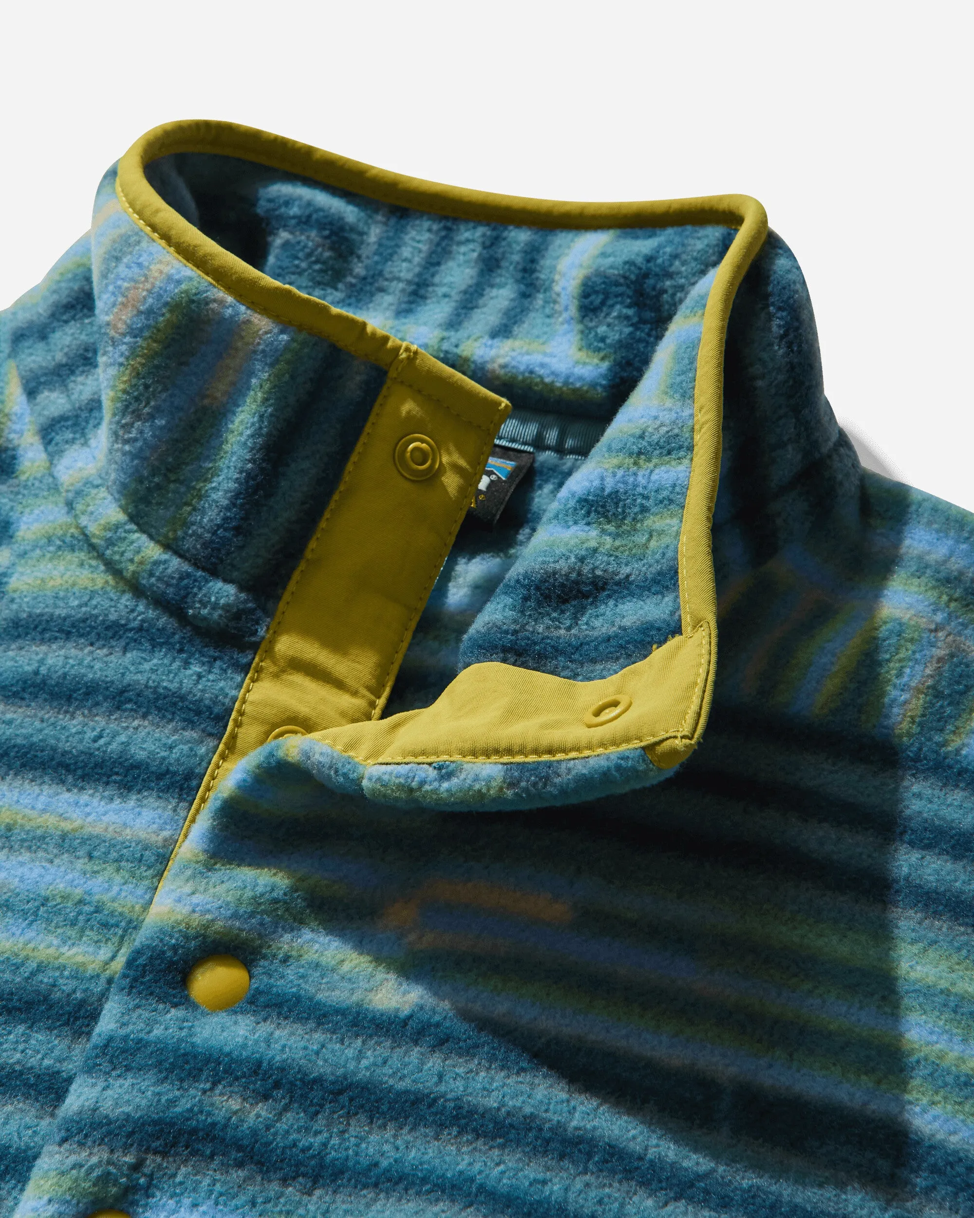 Men's Lightweight Synchilla Snap-T Fleece Pullover Quilty Fitz / Wetland Blue