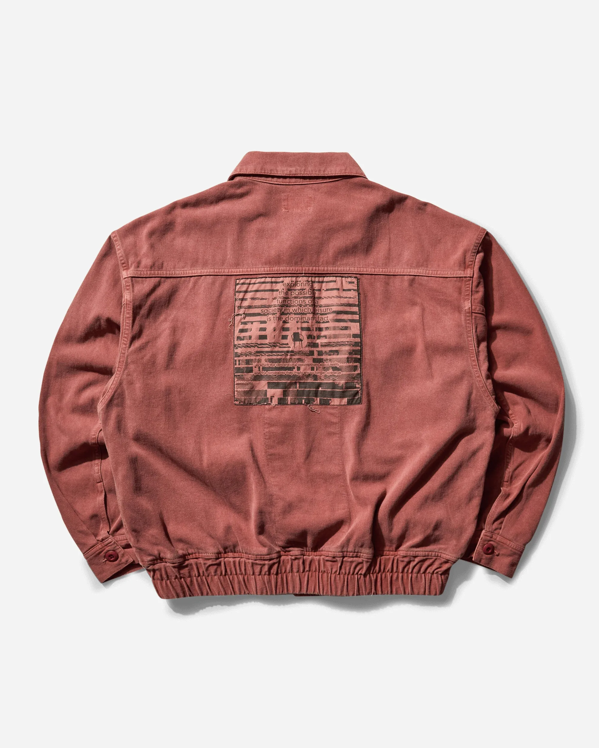 Men's Overdye Community Button Jacket Brown