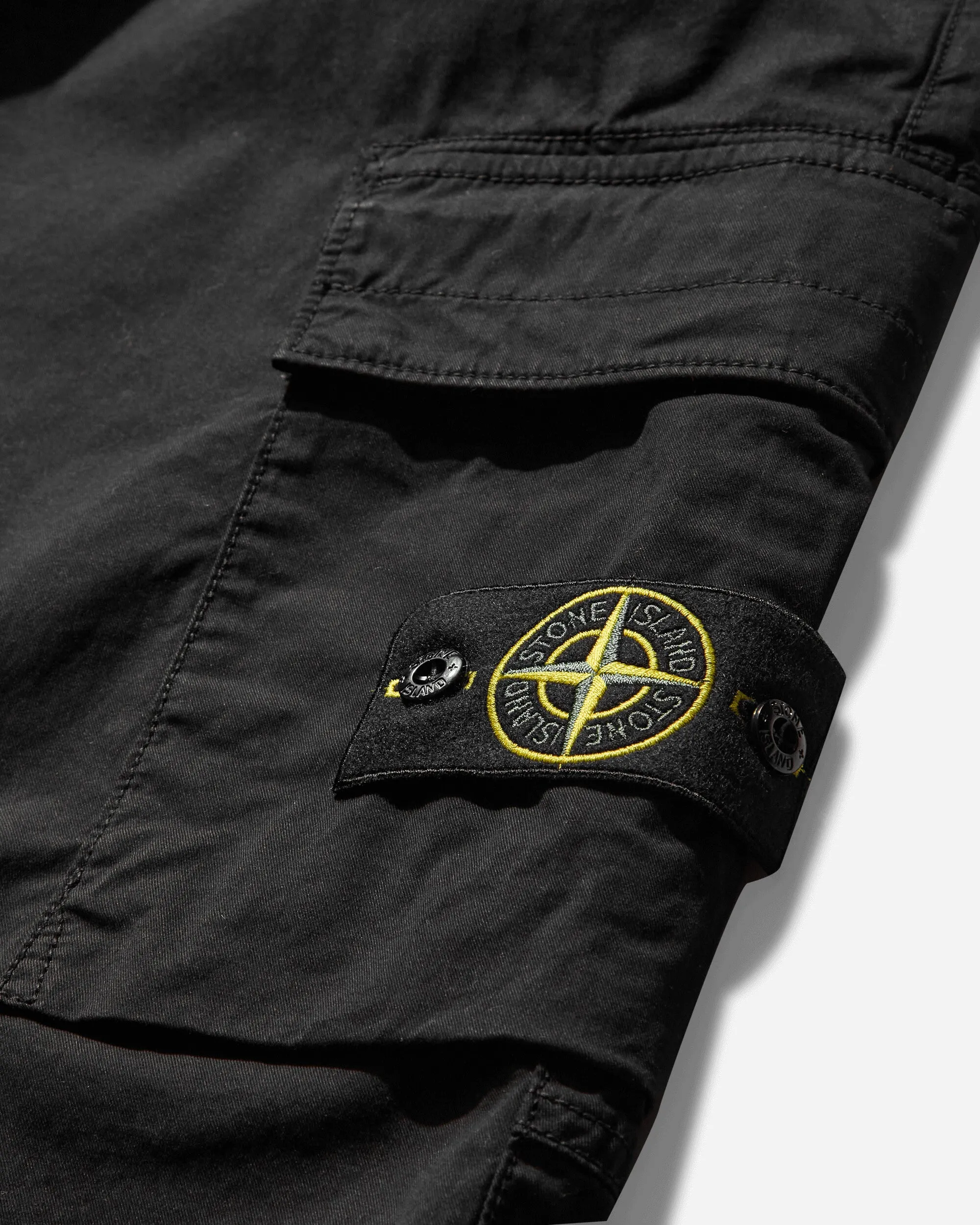 Men's Regular Tapered Cargo Trousers Black