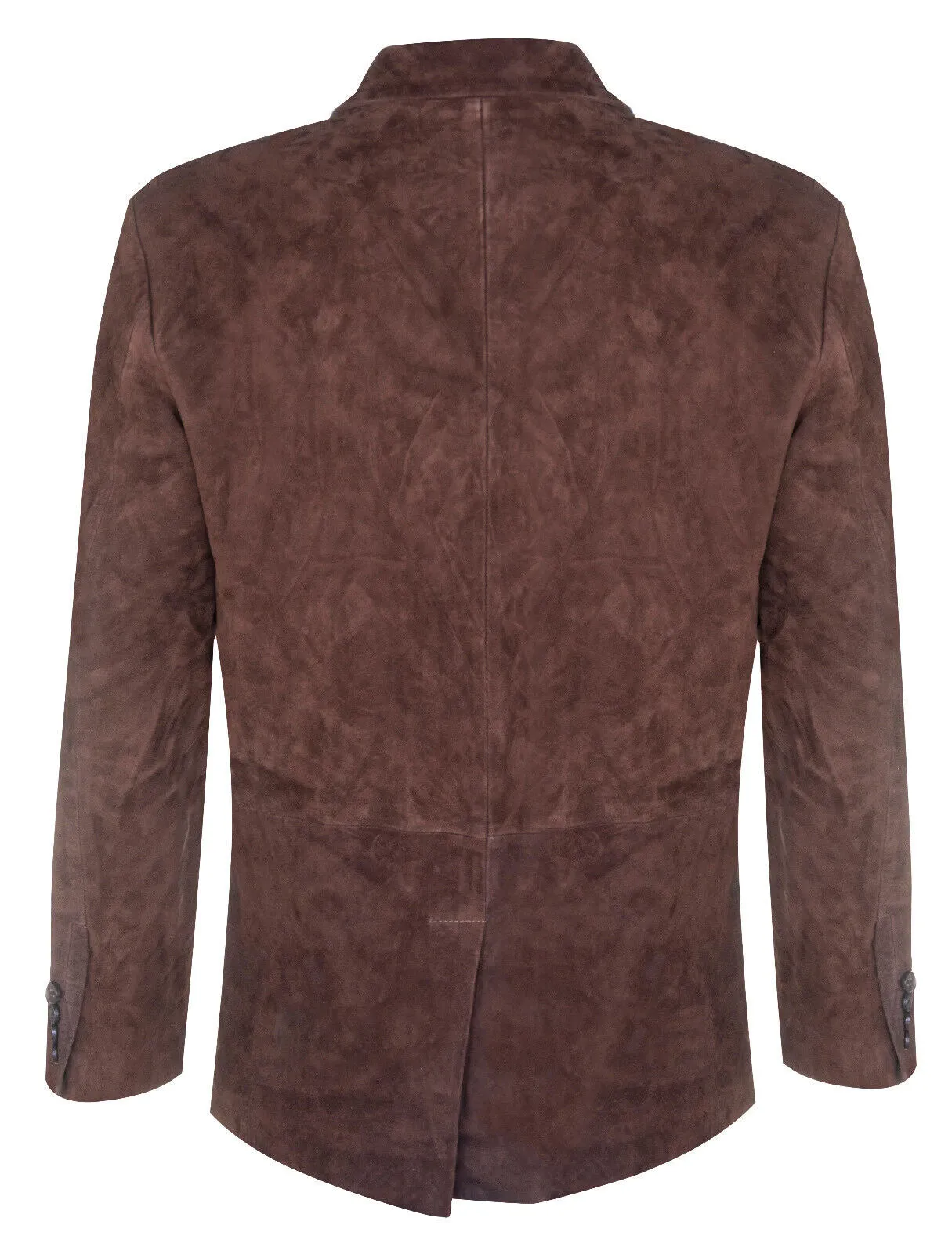 Mens Slim Goat Suede Italian Blazer Jacket-Alexandria