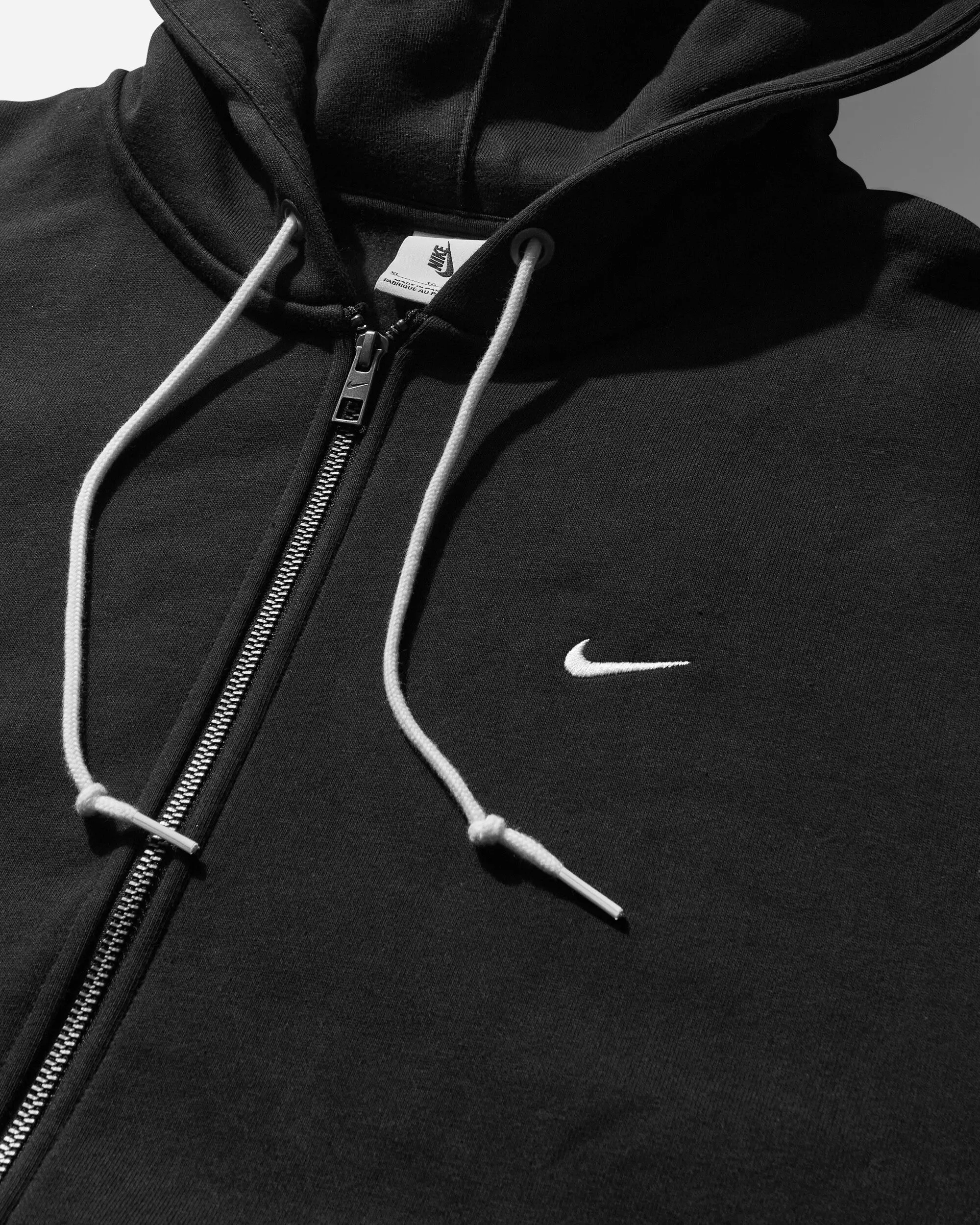 Men's Solo Swoosh Full-Zip Hoodie Black