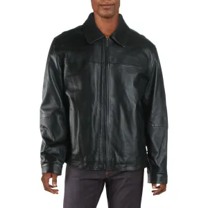 Mens Winter Leather Jacket
