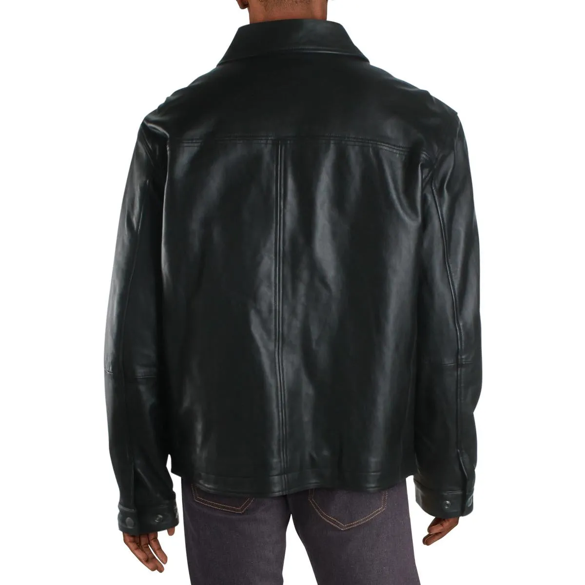 Mens Winter Leather Jacket