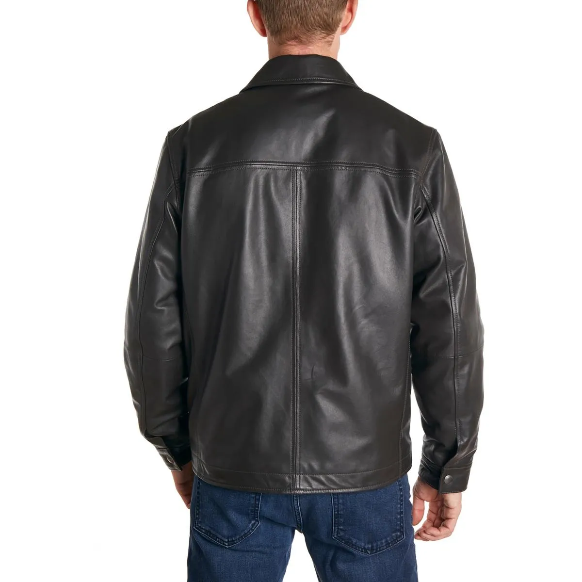Mens Winter Leather Jacket