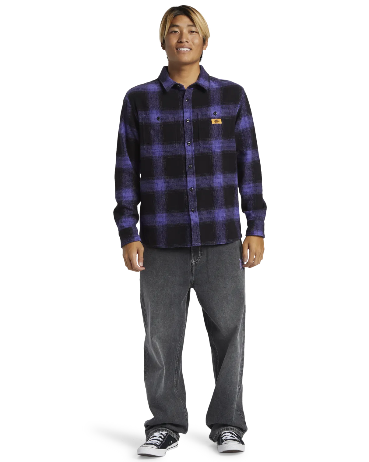 Mercury Flannel Shirt in Corsican Blue