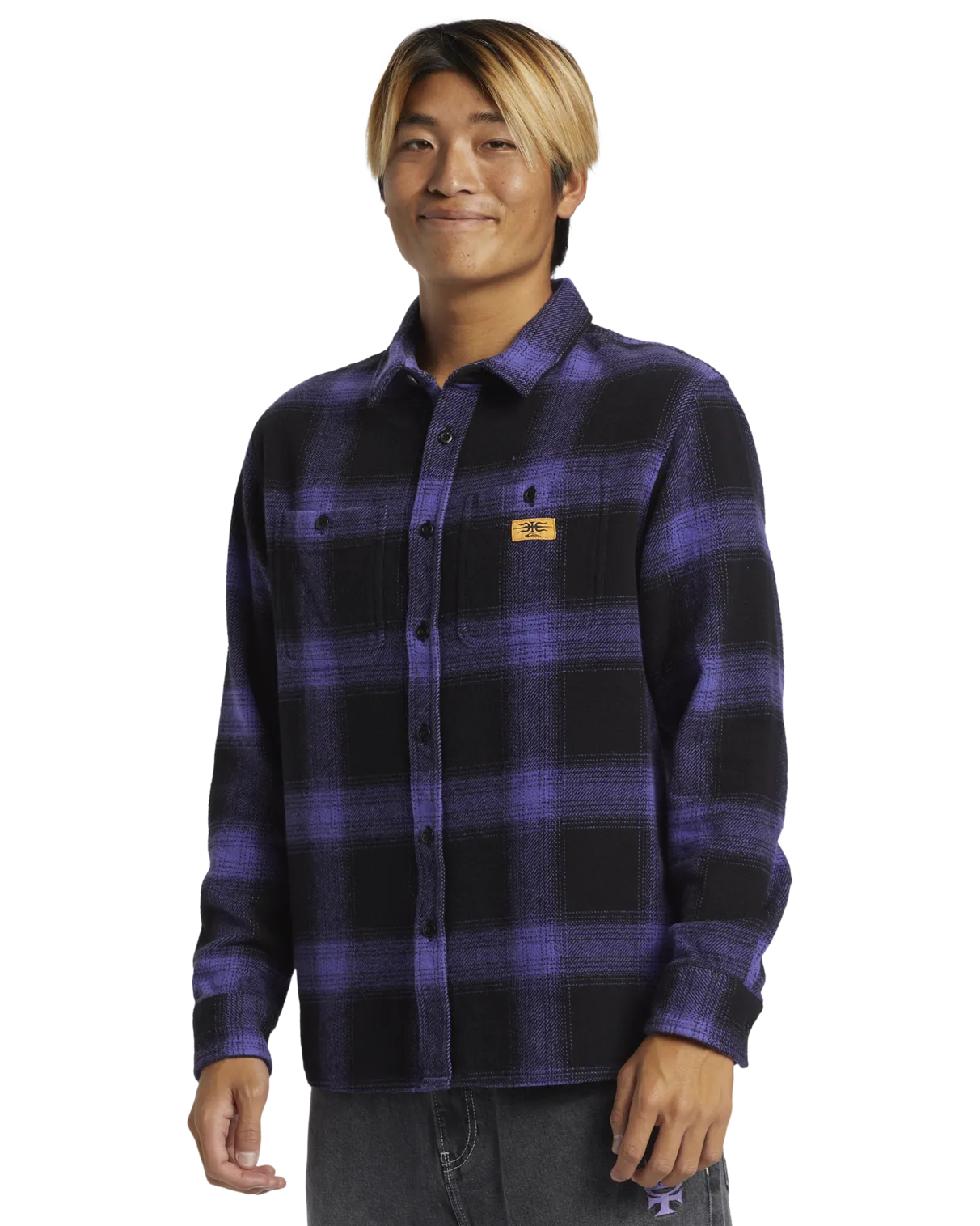 Mercury Flannel Shirt in Corsican Blue