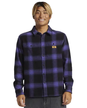 Mercury Flannel Shirt in Corsican Blue