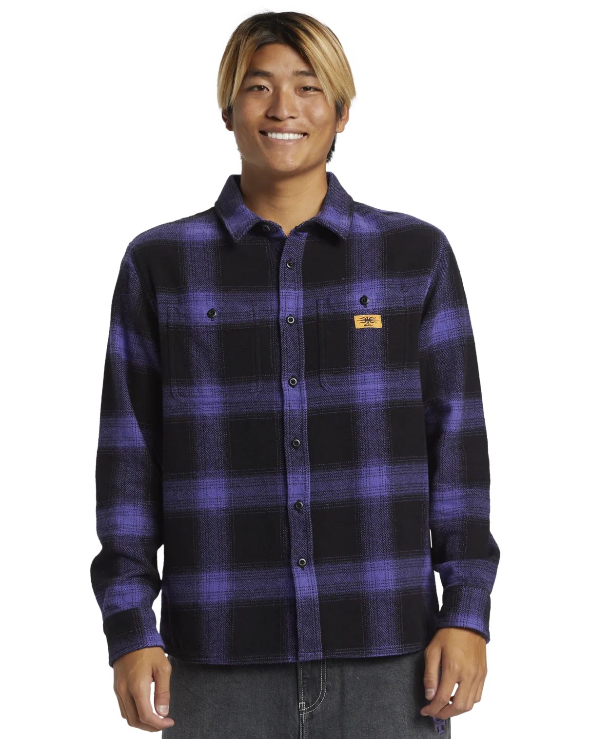 Mercury Flannel Shirt in Corsican Blue