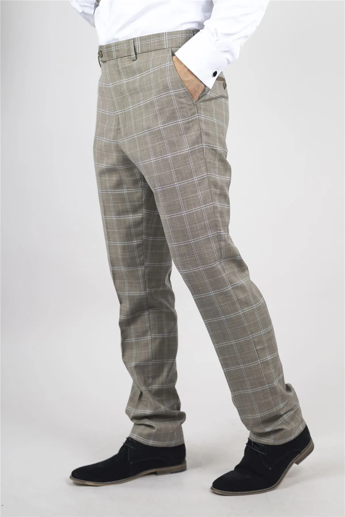 Miller Trousers Checked Casual Formal Pants