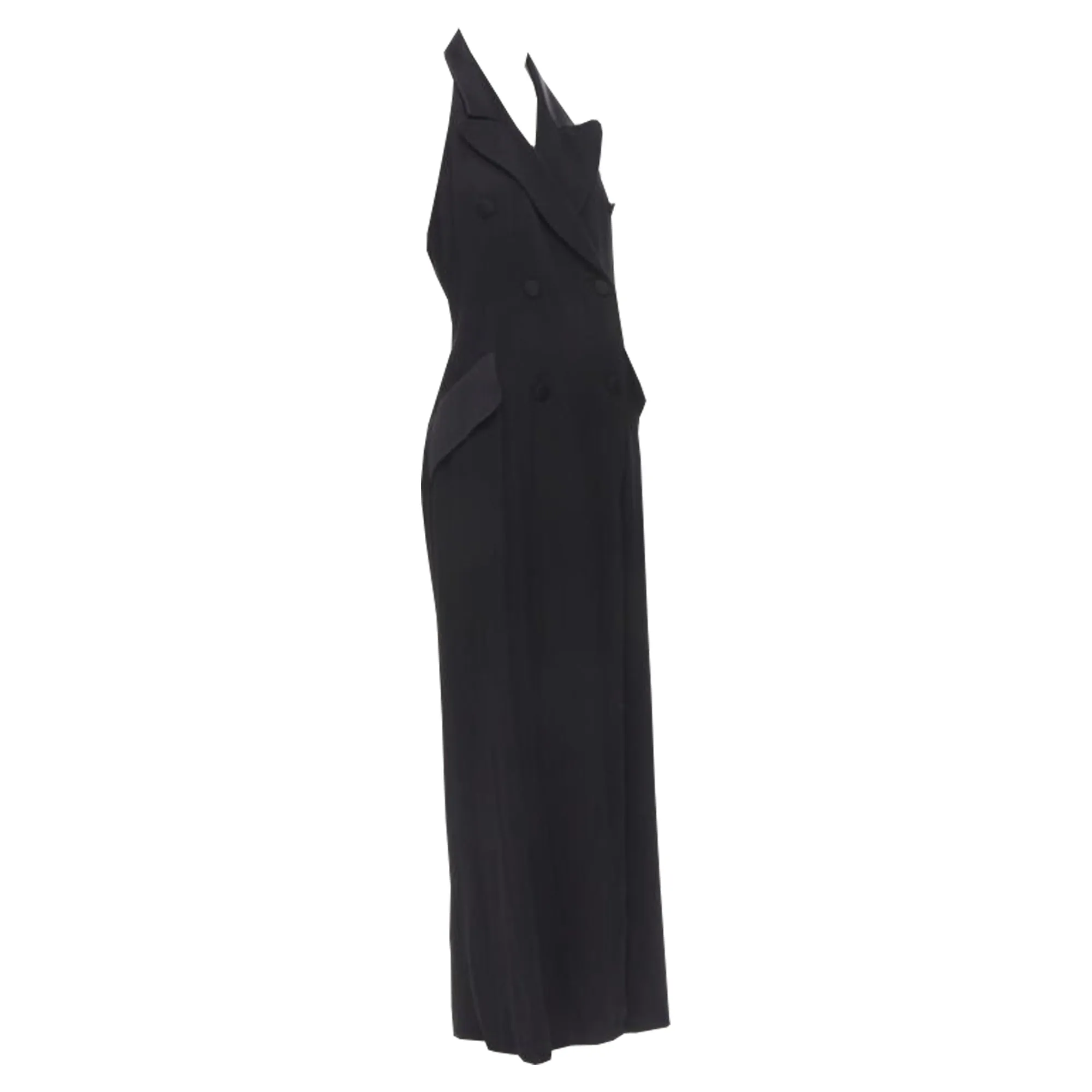 Moschino Cheap Chic halter backless double breasted sljumpsu