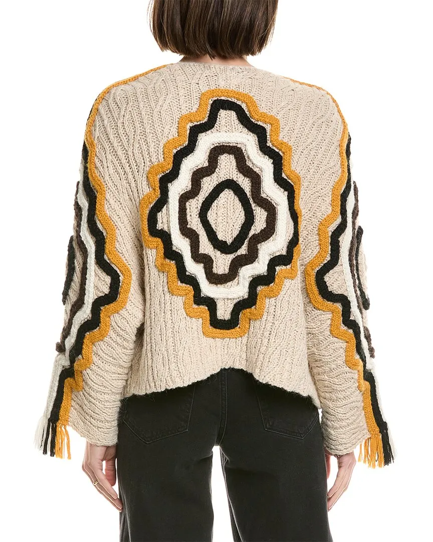MOTHER Alpaca & Wool-Blend Cardigan