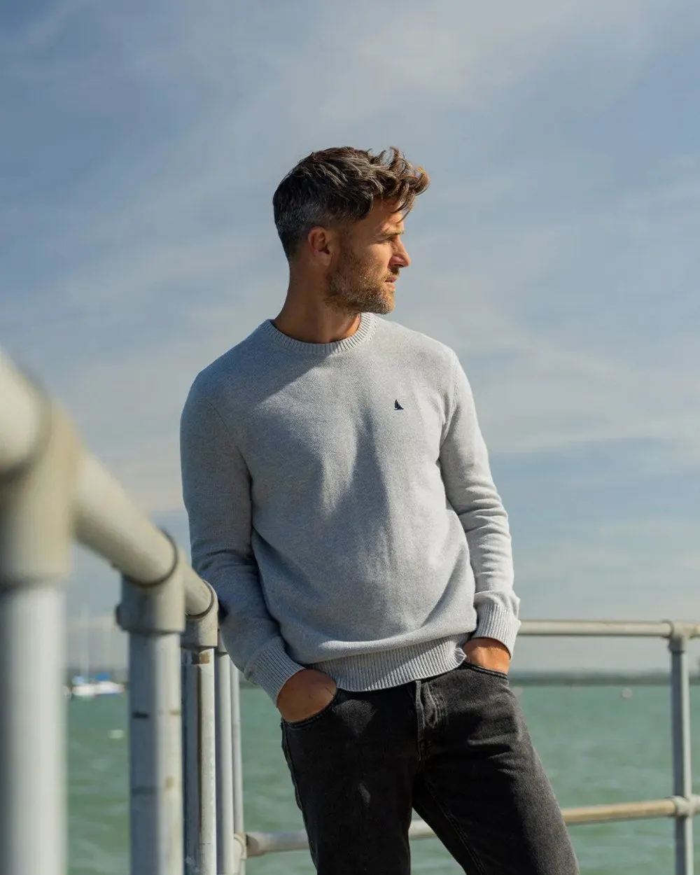 Musto Mens Original Crew Neck Sweater Musto Clothing