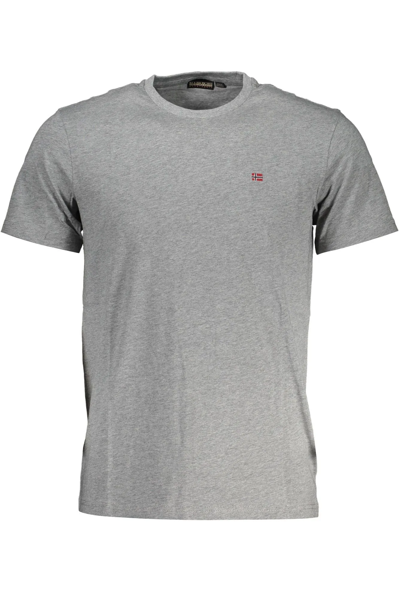 Napapijri Embroide Logo  Cotton Men's T-Shirt