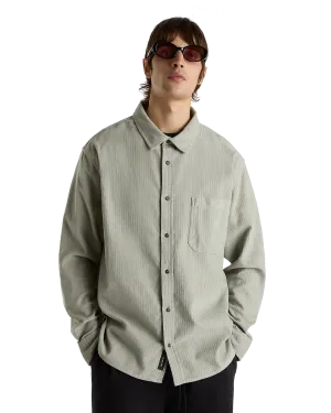 Nate Corduroy Woven Shirt in London Fog