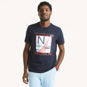 Nautica Mens 1983 Graphic T-Shirt