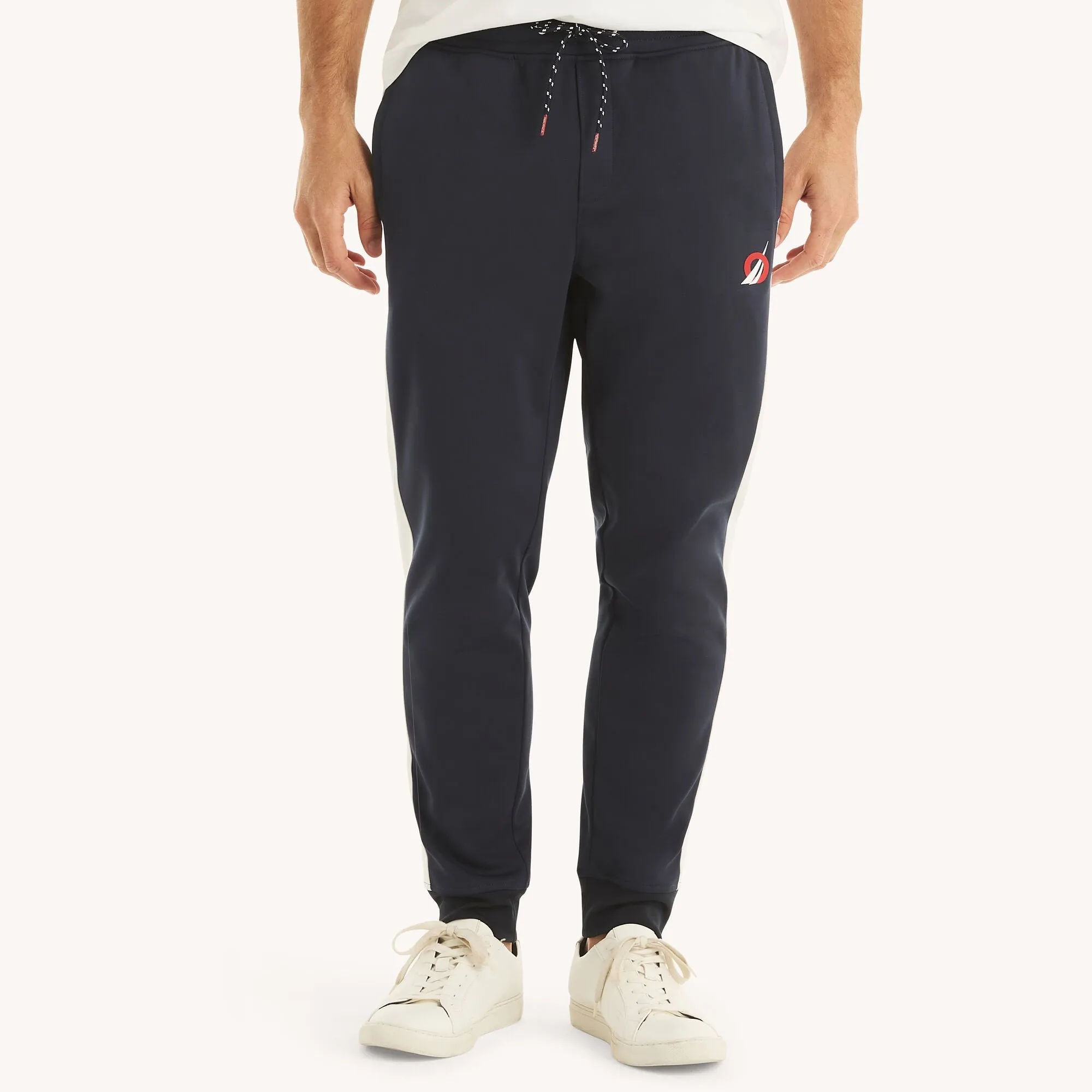 Nautica Mens Colorblock Fleece Jogger