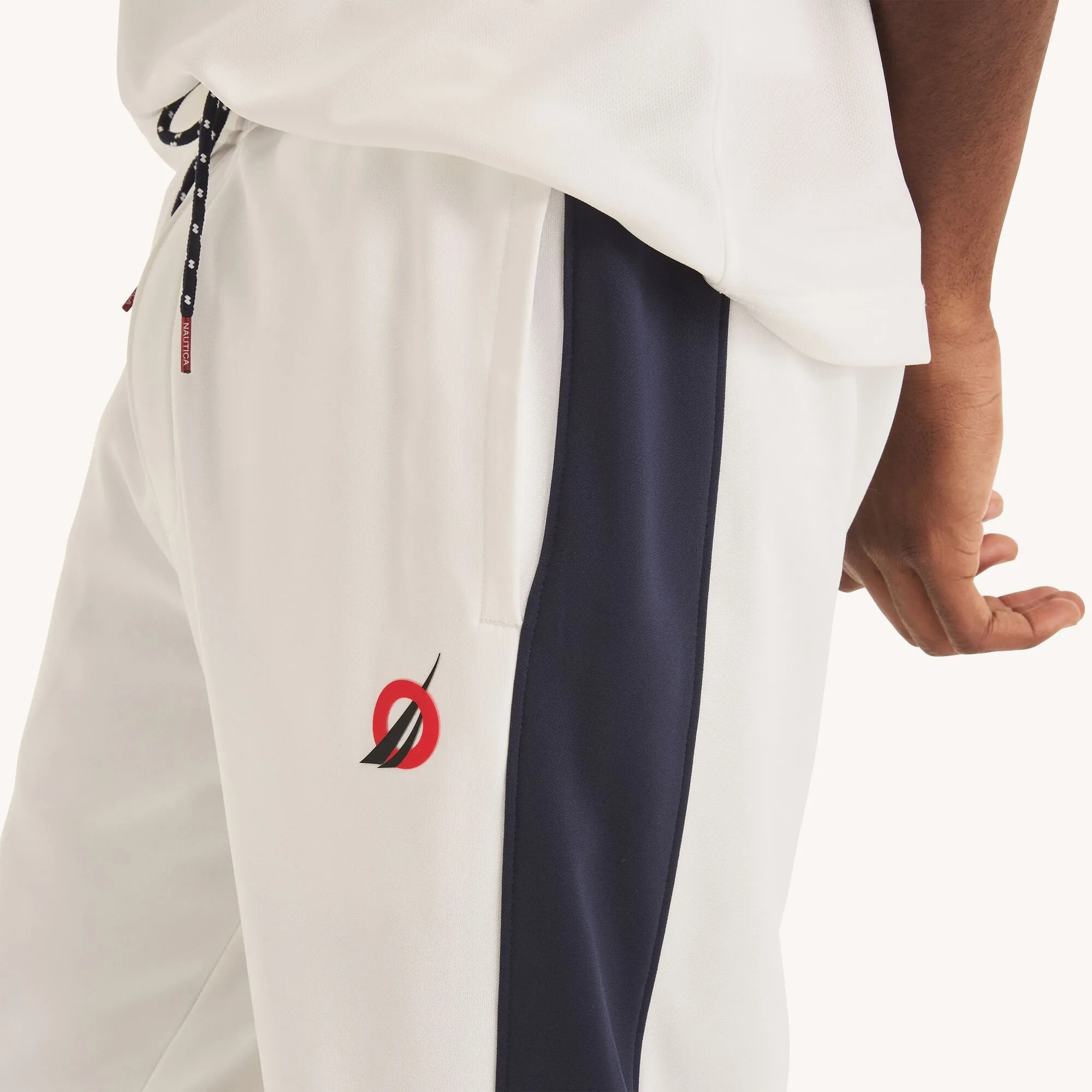 Nautica Mens Colorblock Fleece Jogger