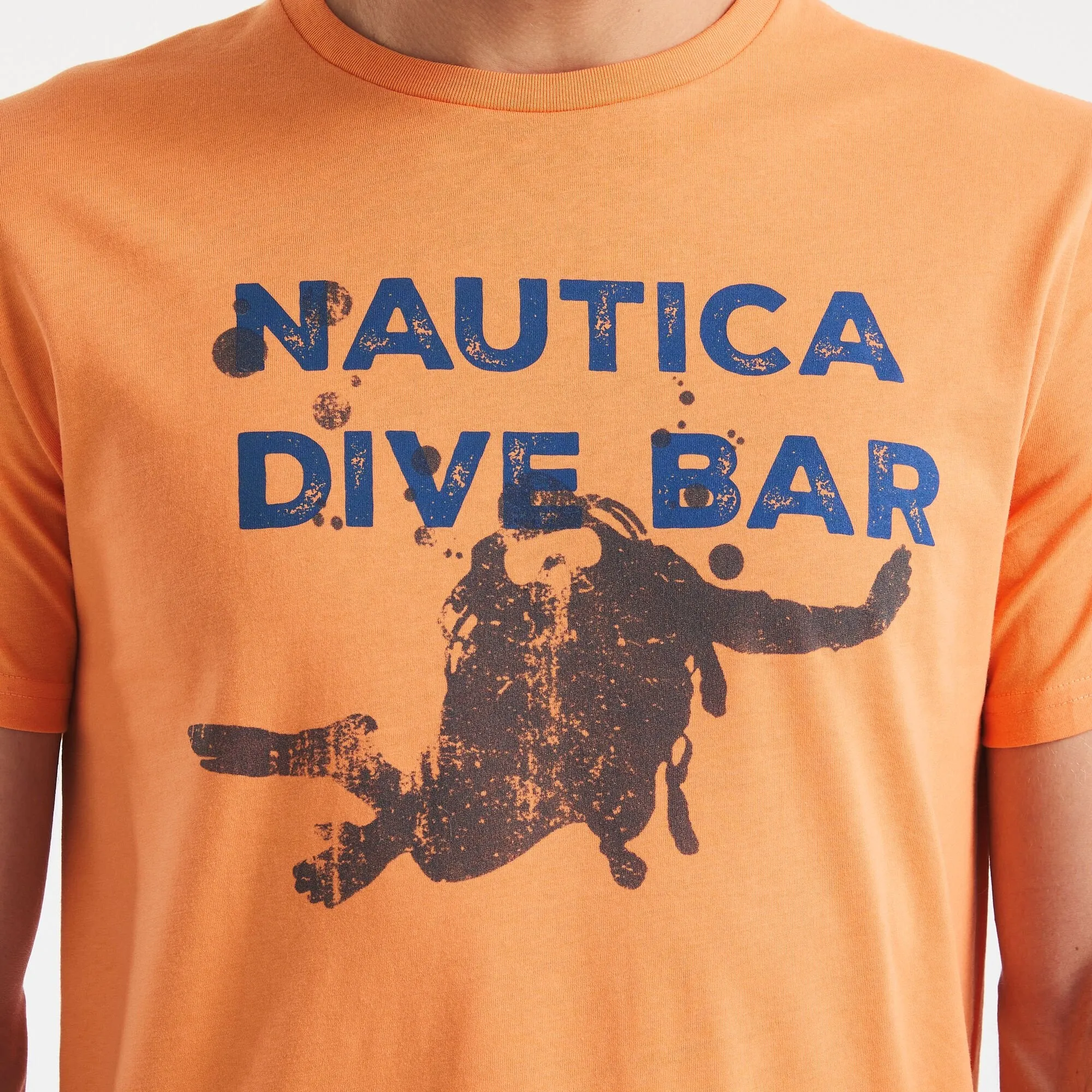 Nautica Mens Dive Bar Graphic T-Shirt