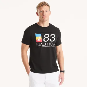 Nautica Mens Foil '83 Graphic T-Shirt