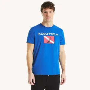 Nautica Mens Logo Graphic T-Shirt