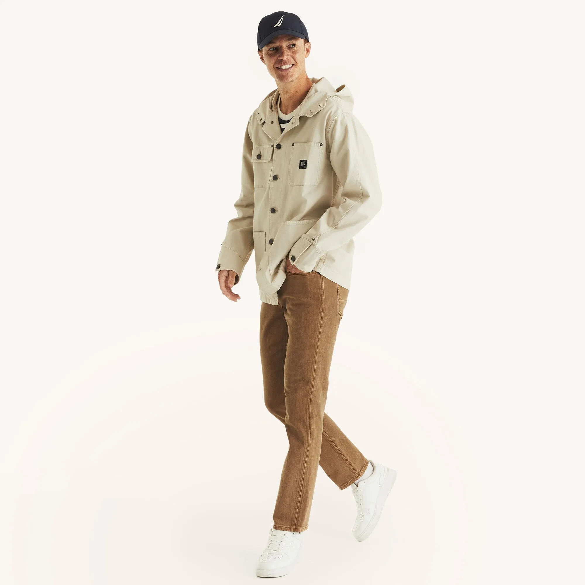 Nautica Mens Nautica Jeans Co. Chore Jacket
