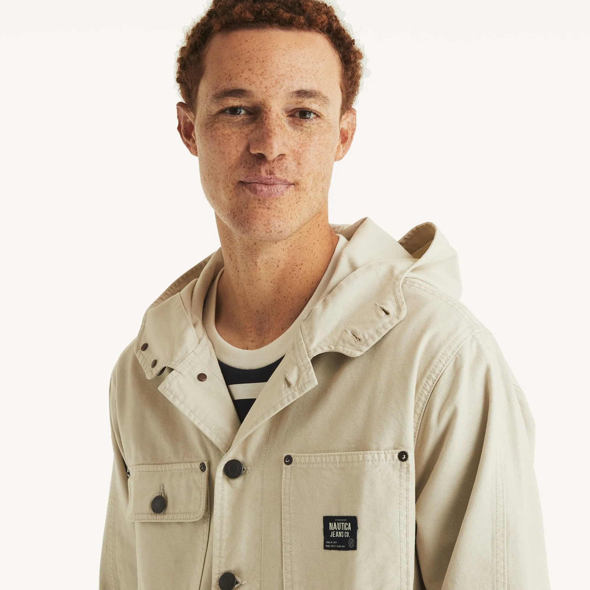 Nautica Mens Nautica Jeans Co. Chore Jacket