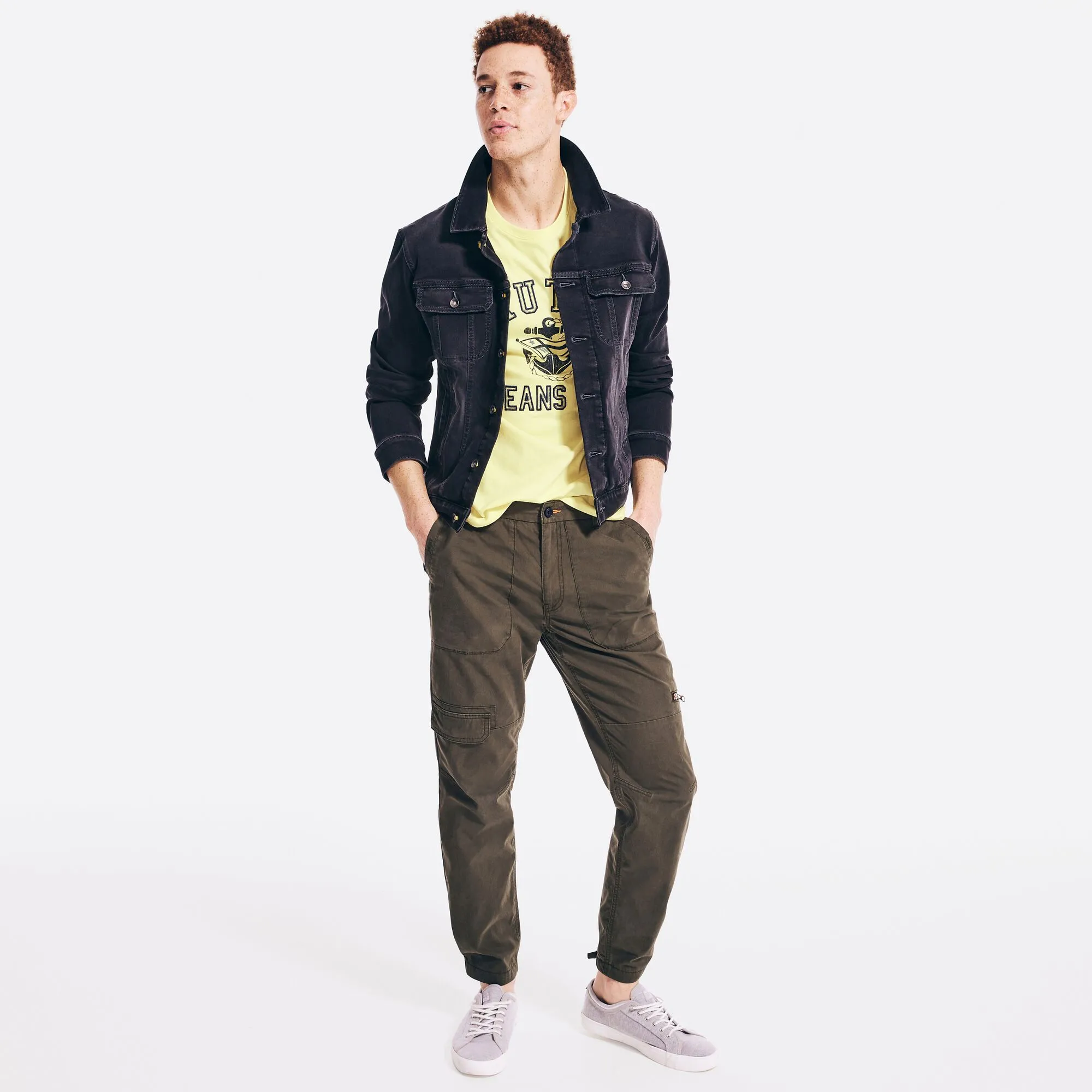 Nautica Mens Nautica Jeans Co. Sustainably Crafted Denim Jacket