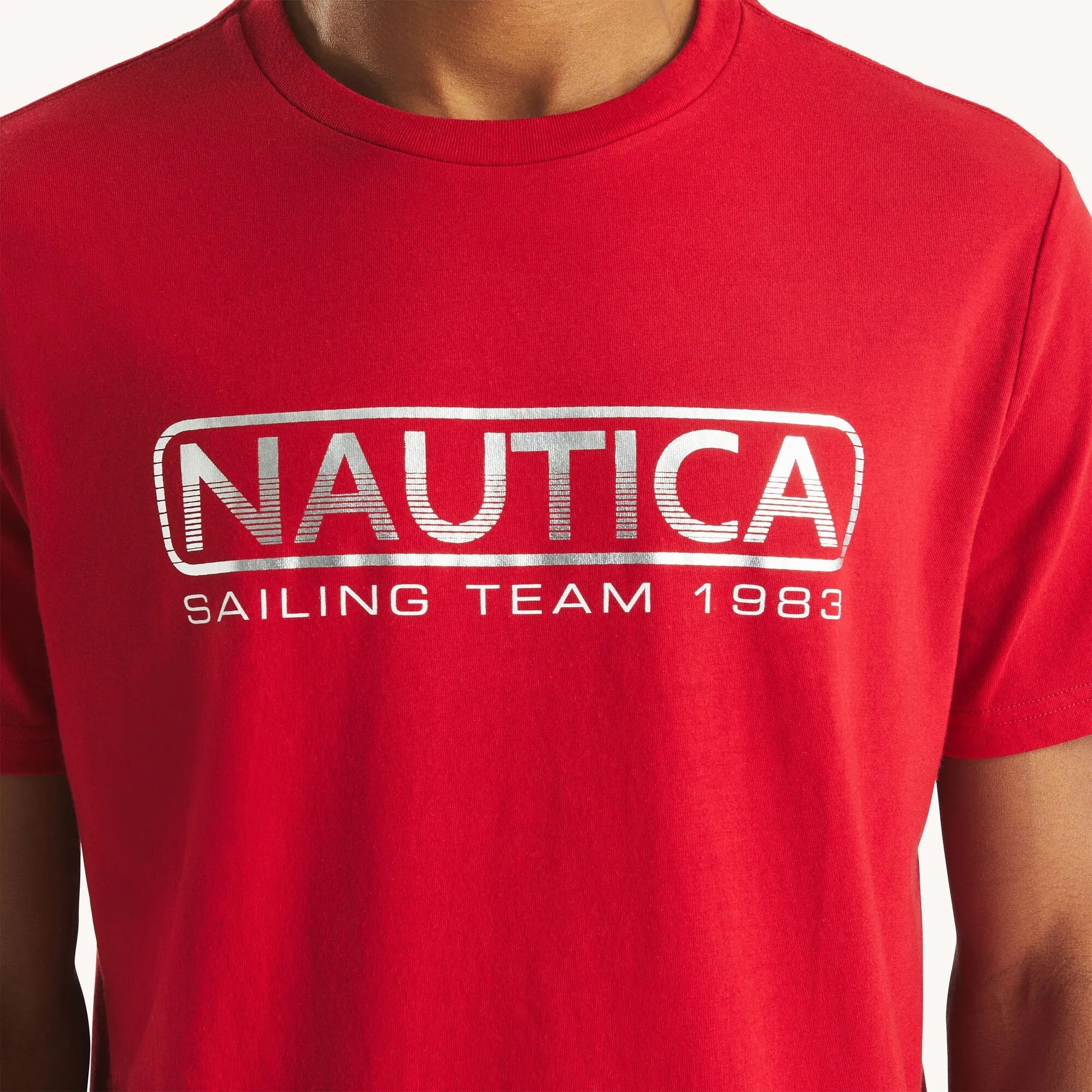 Nautica Mens Sailing Team Graphic T-Shirt