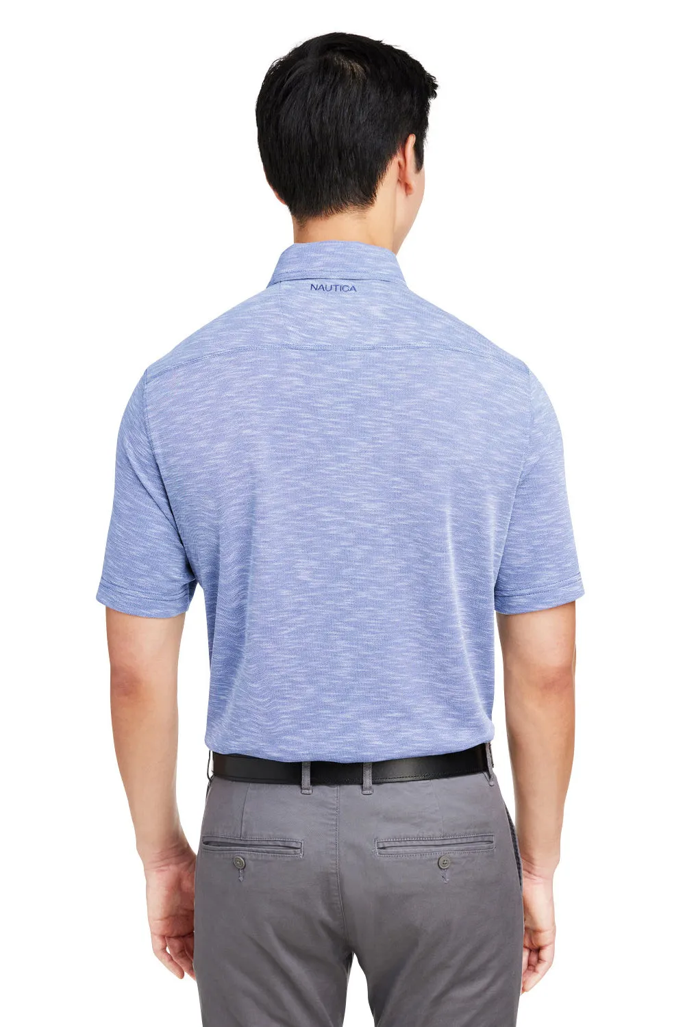 Nautica Mens Sun Surfer Short Sleeve Polo Shirt - Vintage Mavi Blue