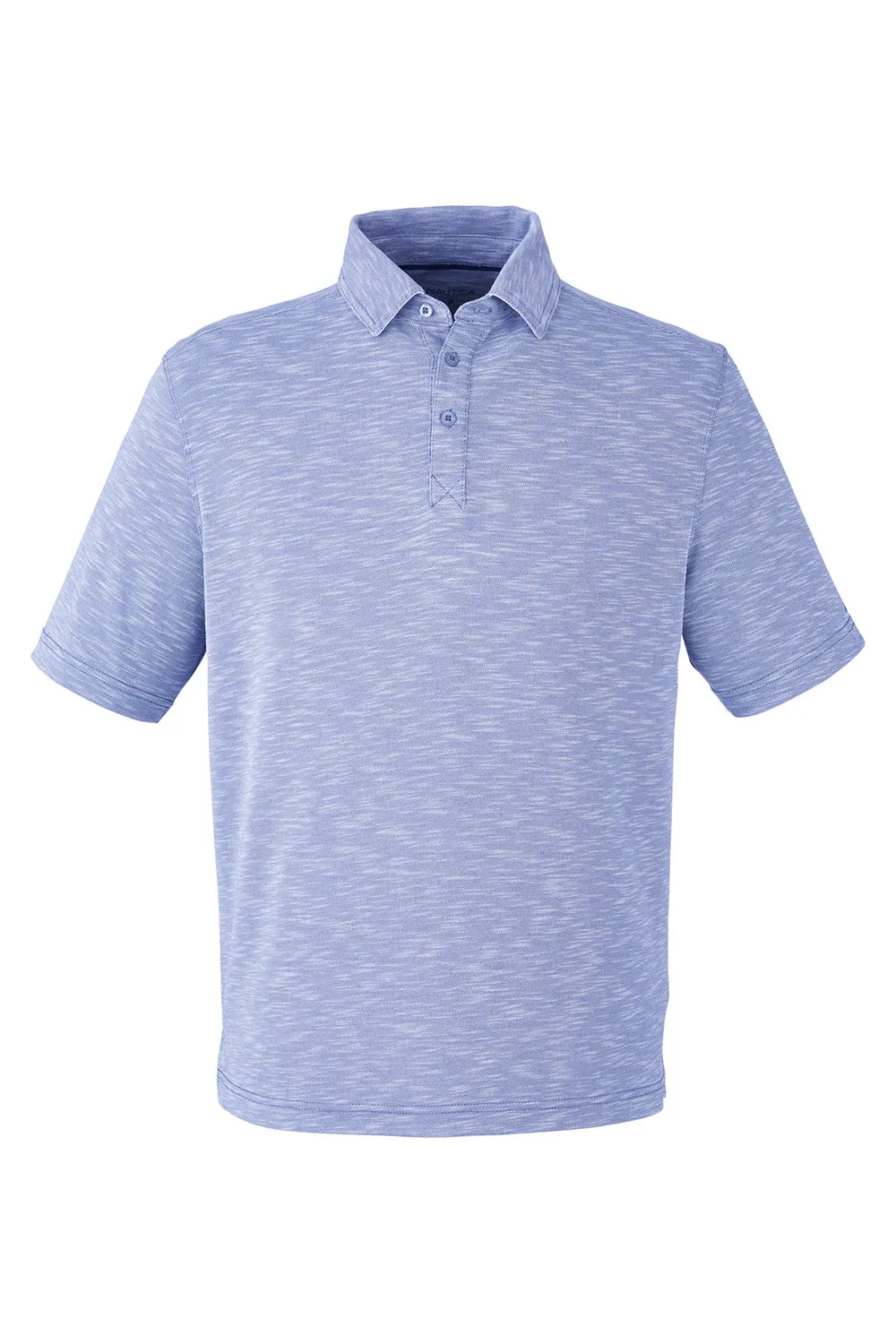 Nautica Mens Sun Surfer Short Sleeve Polo Shirt - Vintage Mavi Blue