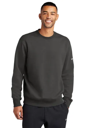 Nike Mens Club Fleece Crewneck Sweatshirt - Anthracite Grey