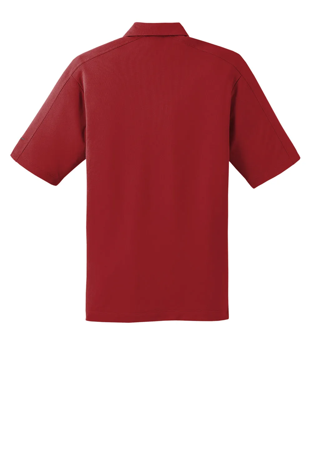 Nike Mens Tech Sport Dri-Fit Moisture Wicking Short Sleeve Polo Shirt - Team Red