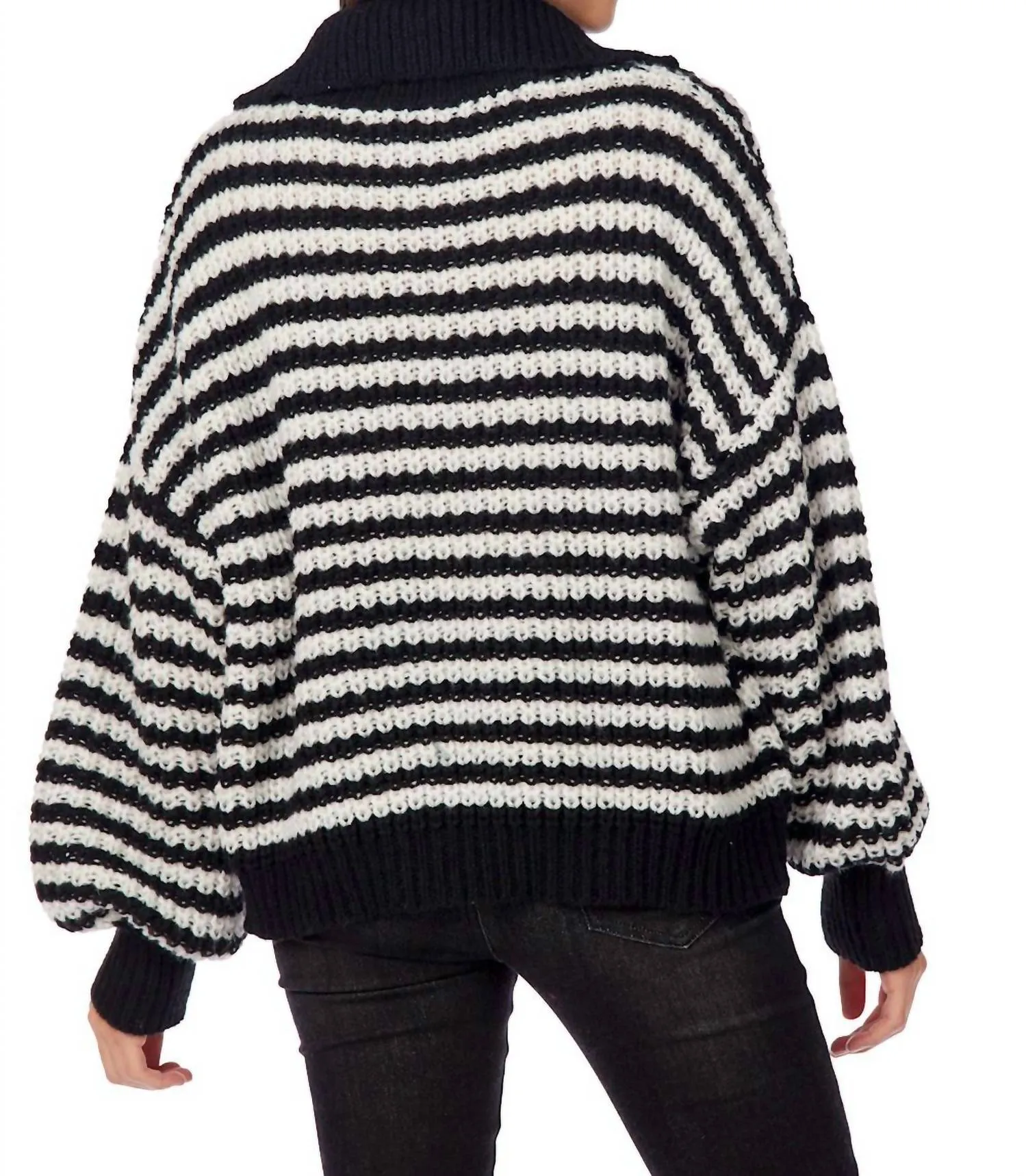 Norris Pullover Sweater In Black