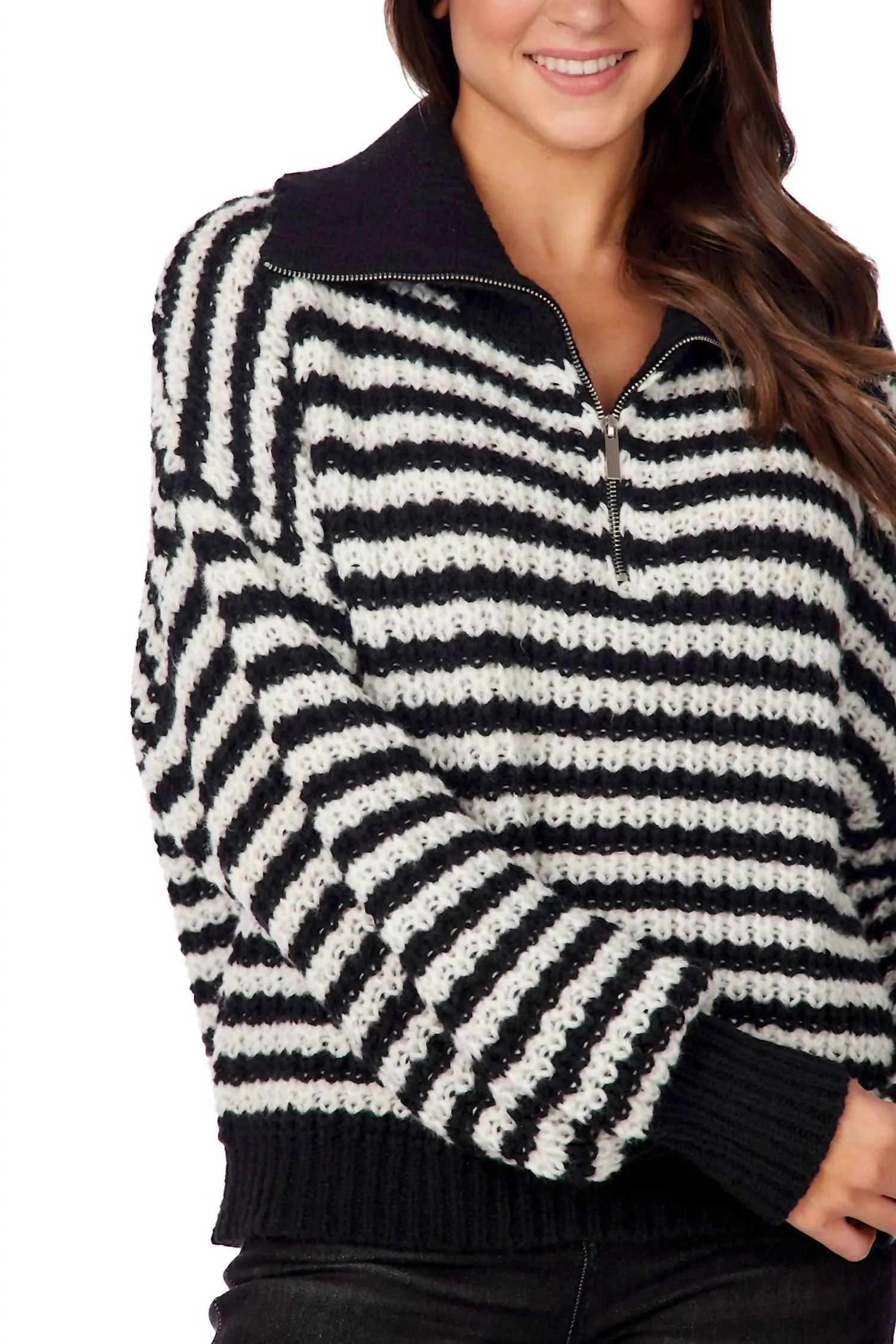 Norris Pullover Sweater In Black