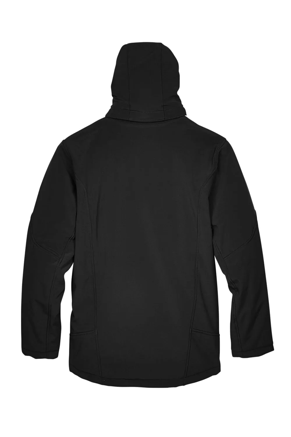 North End Mens Glacier Water Resistant Full Zip Hooded Jacket - Black