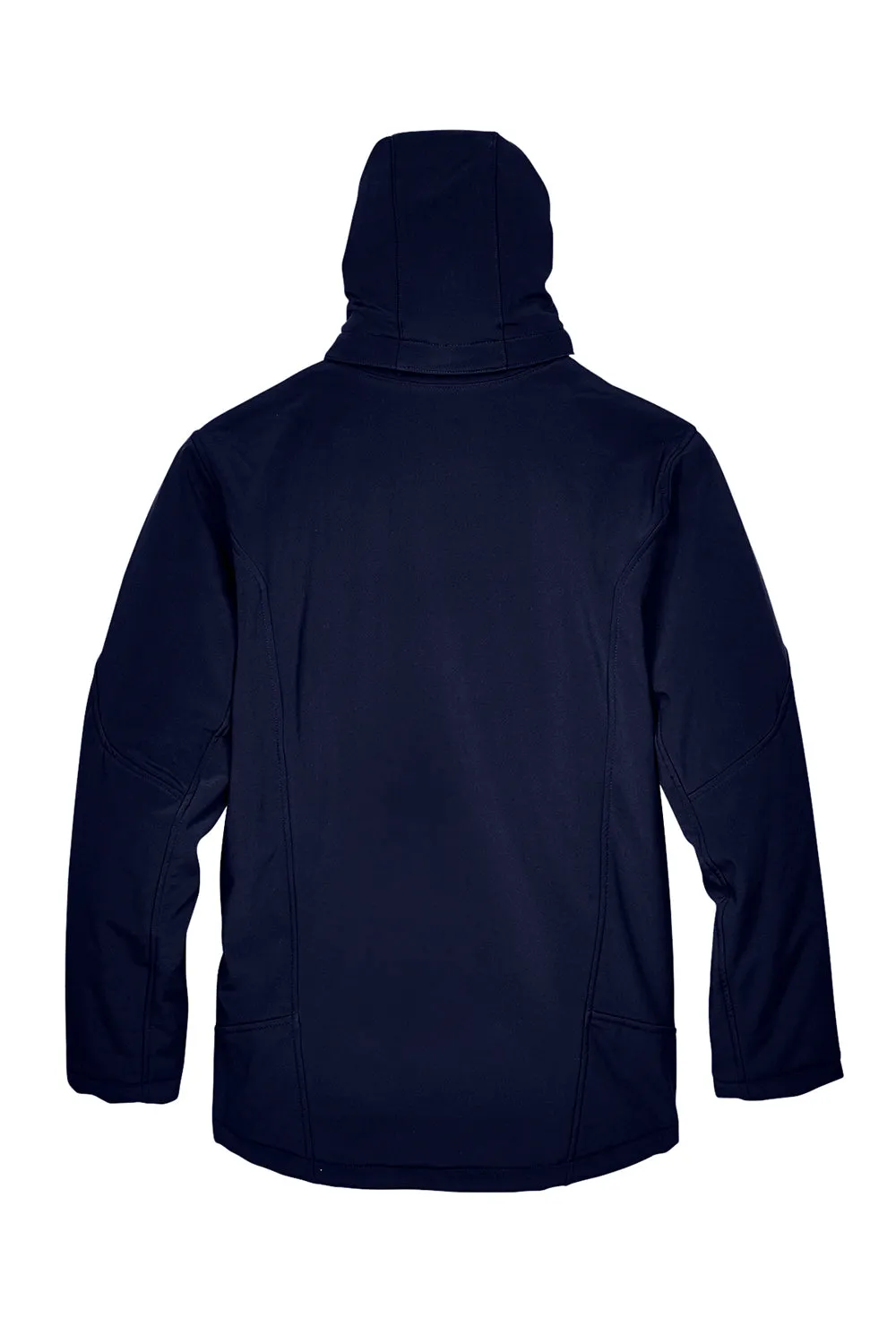 North End Mens Glacier Water Resistant Full Zip Hooded Jacket - Classic Navy Blue