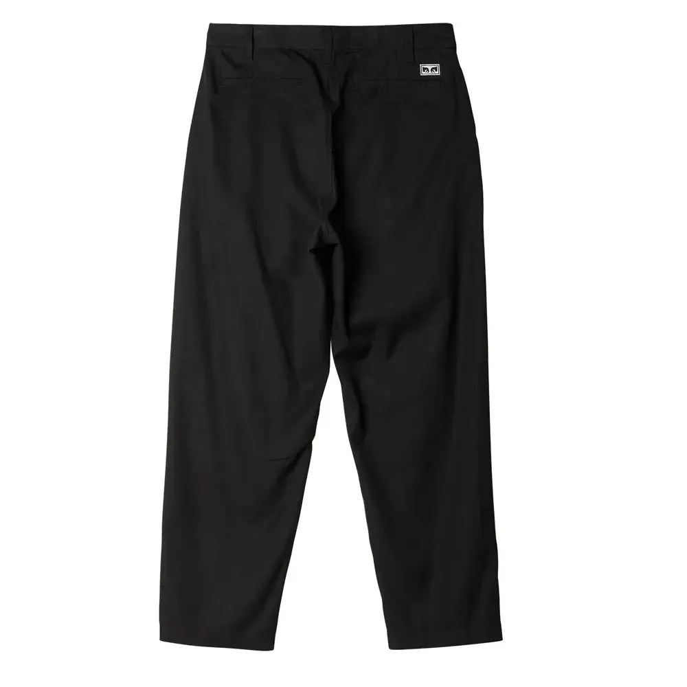 Obey Fubar Pleated Pant Black