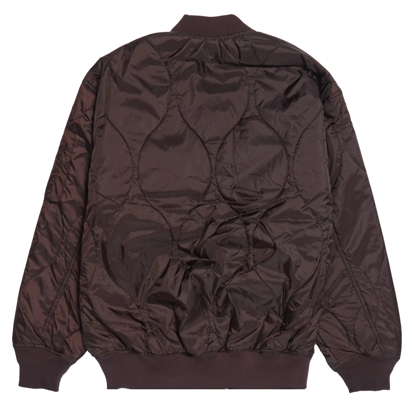 Obey Womens Daybreak MA-1 Bomber Java Brown