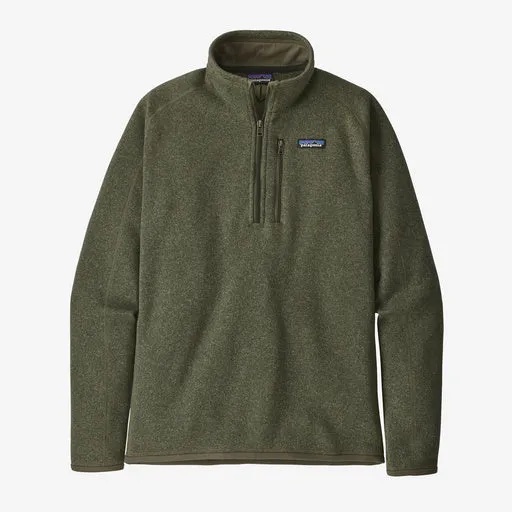 Patagonia Better Sweater 1/4 Zip Jacket-Industrial Green