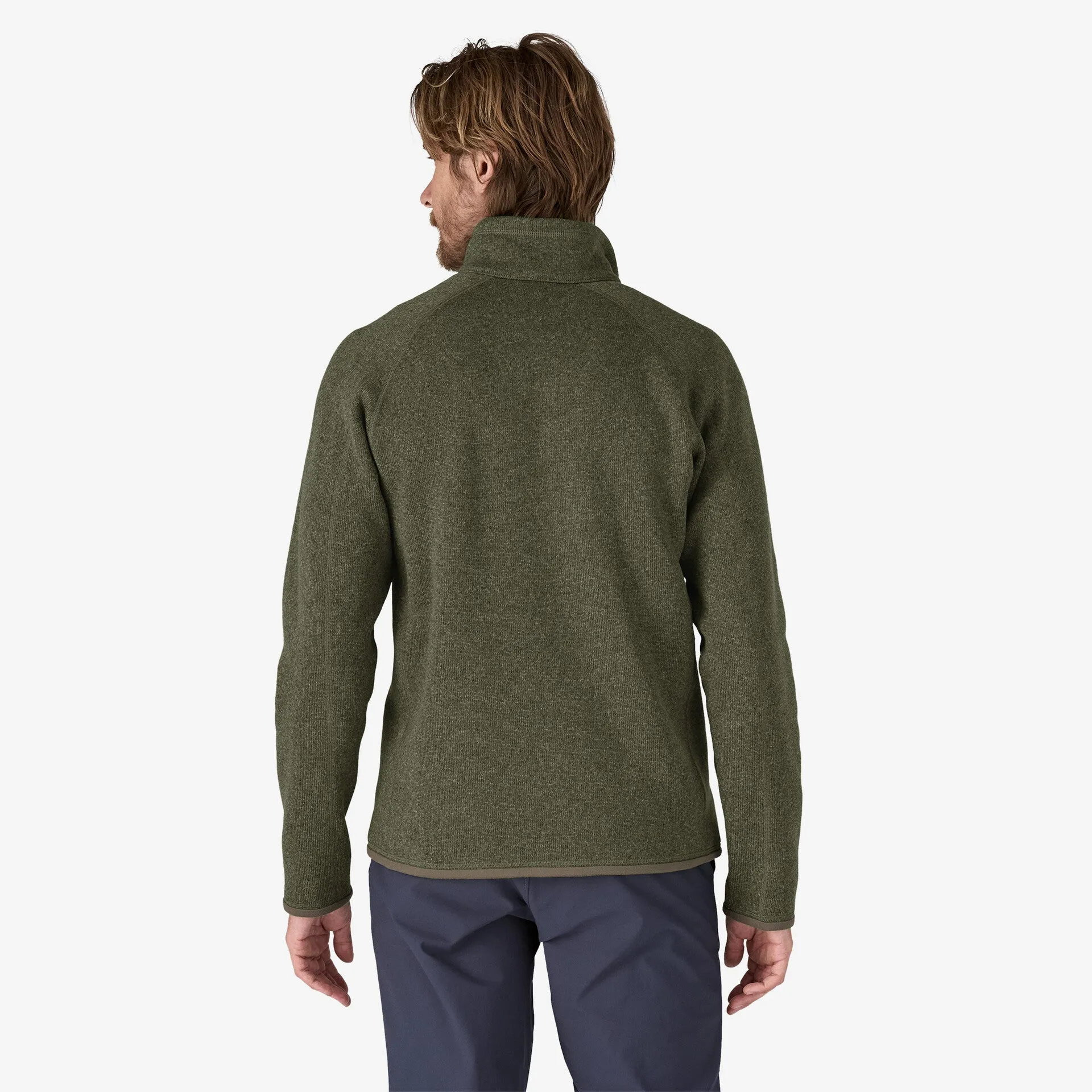 Patagonia Better Sweater 1/4 Zip Jacket-Industrial Green