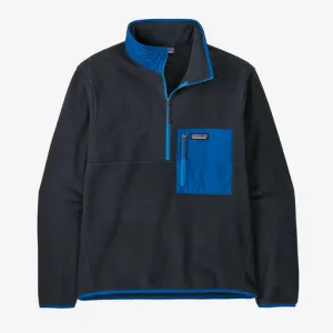 Patagonia Microdini 1/2 Zip P/O Jacket-Pitch Blue w/Endless Blue