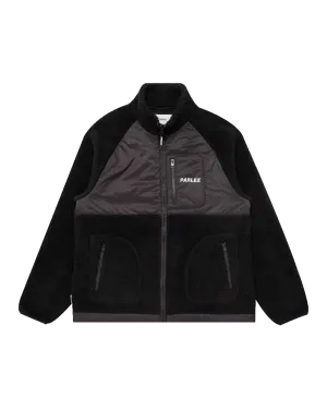 Piru Zip Fleece Jacket in Black