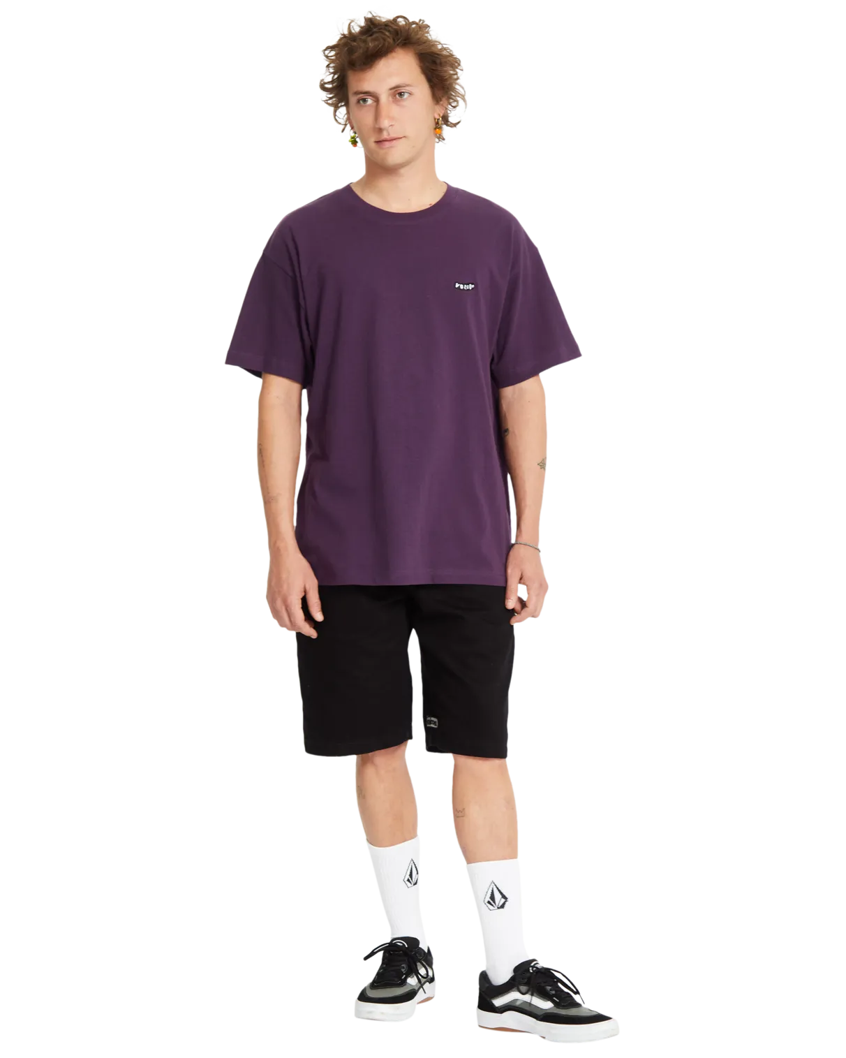 Pistol Stone T-Shirt in Grape Royale