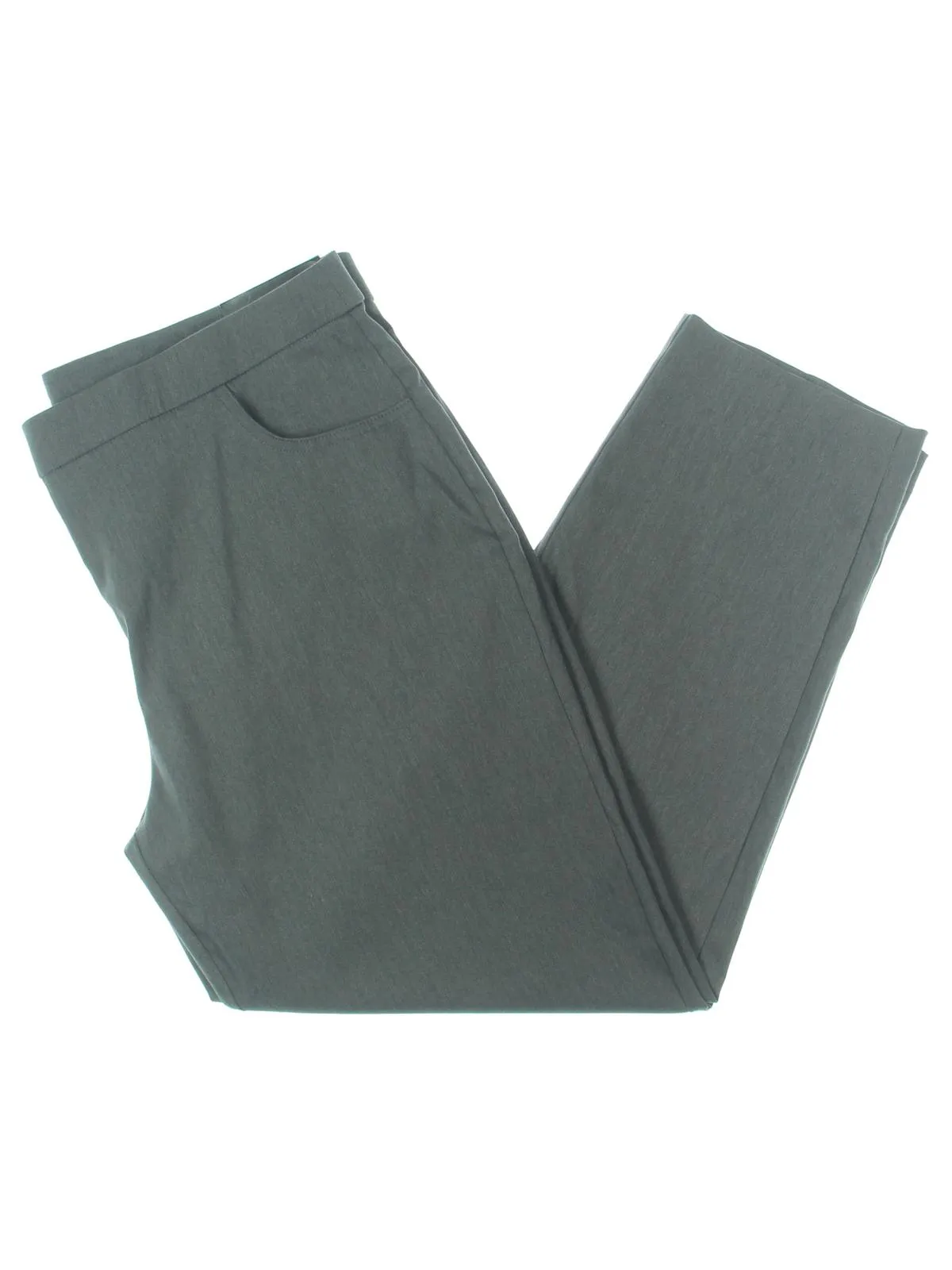 Plus Womens Modern Fit Stretch Straight Leg Pants