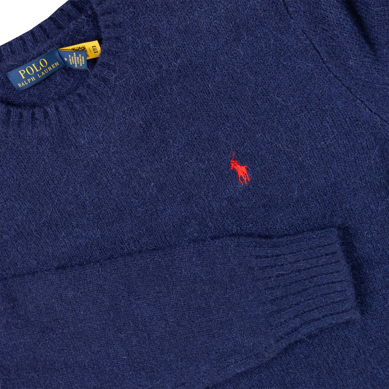 Polo Ralph Lauren Chunky Crew Knit Bright Navy