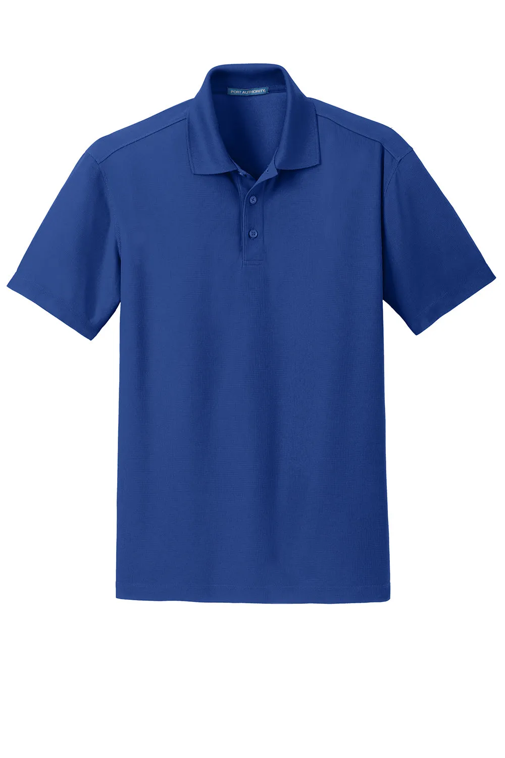 Port Authority Mens Dry Zone Moisture Wicking Short Sleeve Polo Shirt - True Royal Blue