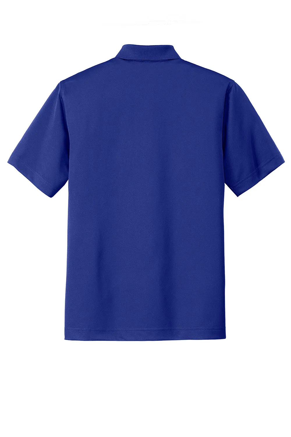 Port Authority Mens Tech Moisture Wicking Short Sleeve Polo Shirt - Bright Royal Blue